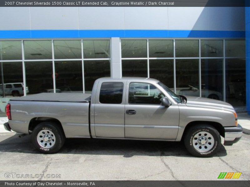 Graystone Metallic / Dark Charcoal 2007 Chevrolet Silverado 1500 Classic LT Extended Cab