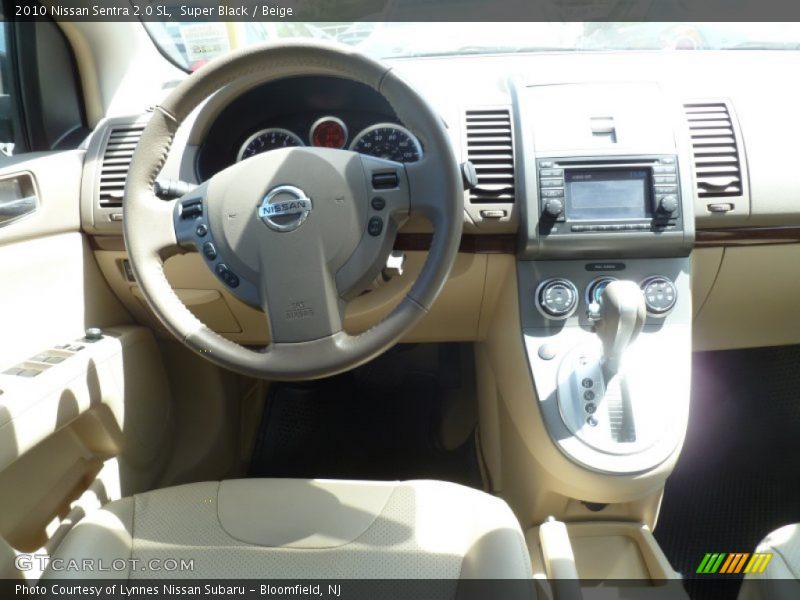 Super Black / Beige 2010 Nissan Sentra 2.0 SL