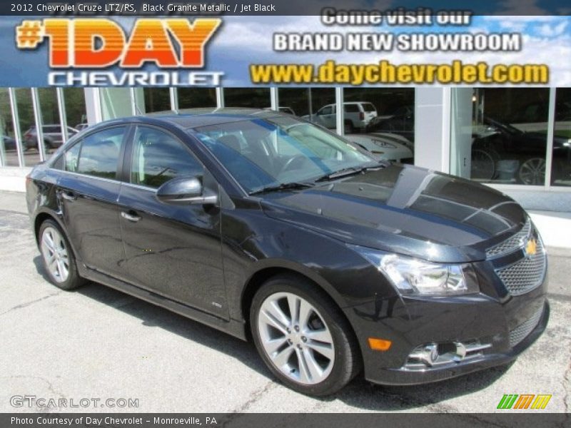 Black Granite Metallic / Jet Black 2012 Chevrolet Cruze LTZ/RS