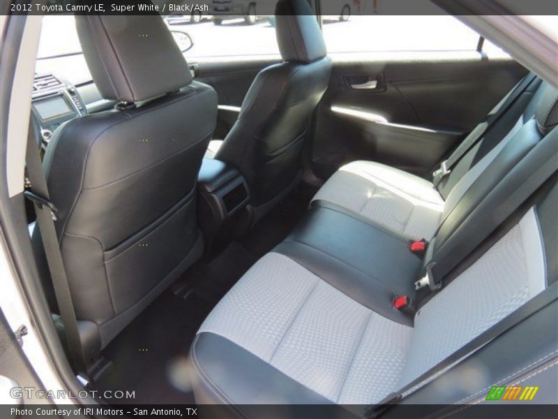 Super White / Black/Ash 2012 Toyota Camry LE