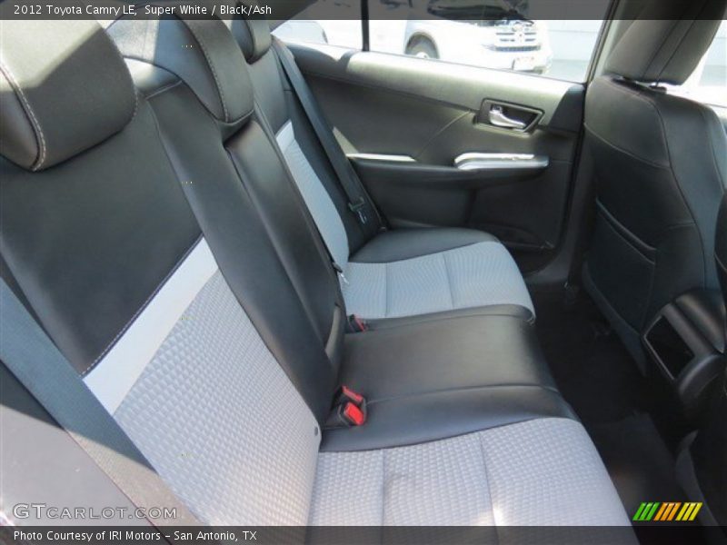 Super White / Black/Ash 2012 Toyota Camry LE