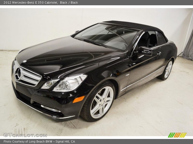 Black / Black 2012 Mercedes-Benz E 350 Cabriolet