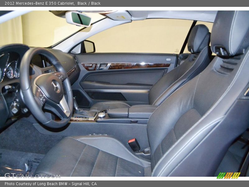 Black / Black 2012 Mercedes-Benz E 350 Cabriolet