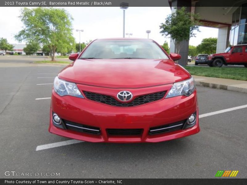 Barcelona Red Metallic / Black/Ash 2013 Toyota Camry SE