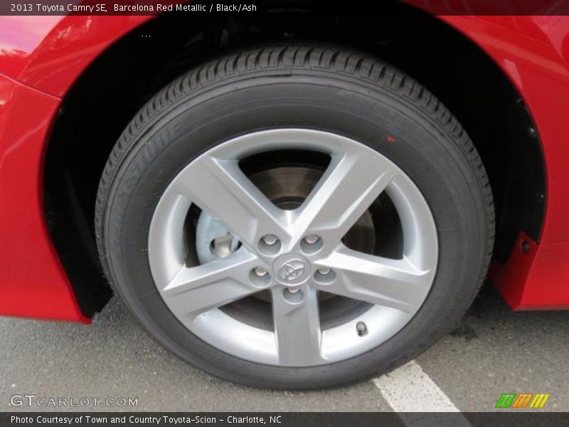 Barcelona Red Metallic / Black/Ash 2013 Toyota Camry SE
