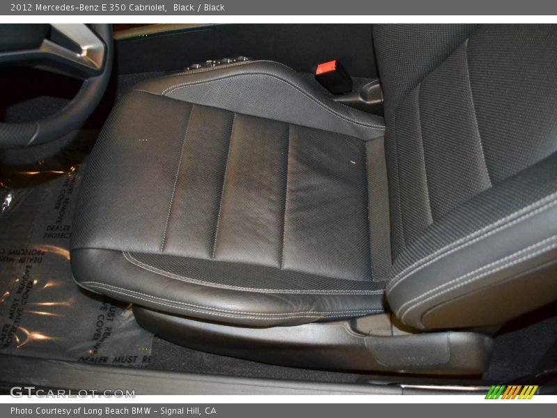 Black / Black 2012 Mercedes-Benz E 350 Cabriolet