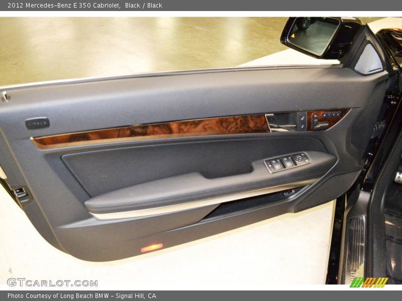 Black / Black 2012 Mercedes-Benz E 350 Cabriolet