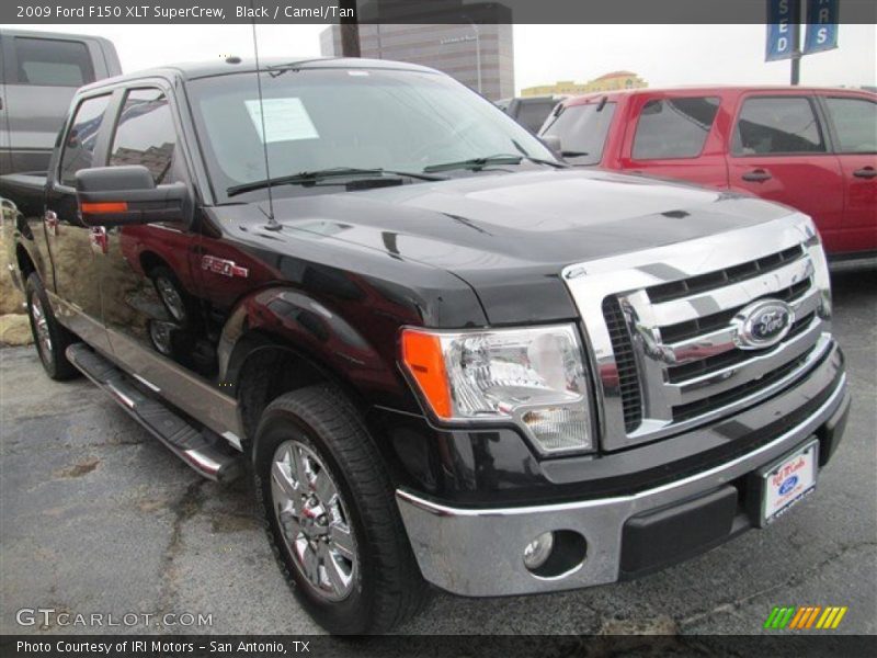 Black / Camel/Tan 2009 Ford F150 XLT SuperCrew