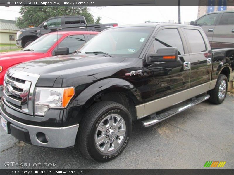Black / Camel/Tan 2009 Ford F150 XLT SuperCrew