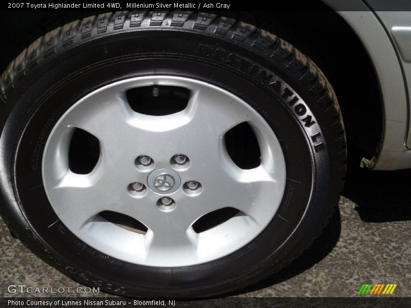 Millenium Silver Metallic / Ash Gray 2007 Toyota Highlander Limited 4WD