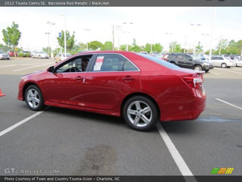 Barcelona Red Metallic / Black/Ash 2013 Toyota Camry SE