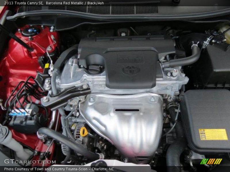 Barcelona Red Metallic / Black/Ash 2013 Toyota Camry SE