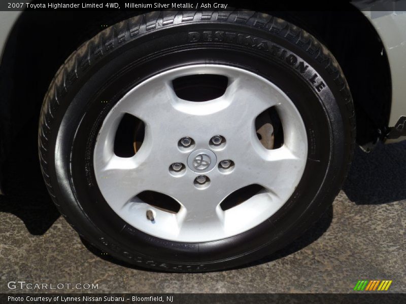 Millenium Silver Metallic / Ash Gray 2007 Toyota Highlander Limited 4WD