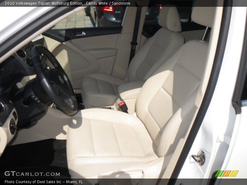 Candy White / Sandstone 2010 Volkswagen Tiguan Wolfsburg Edition