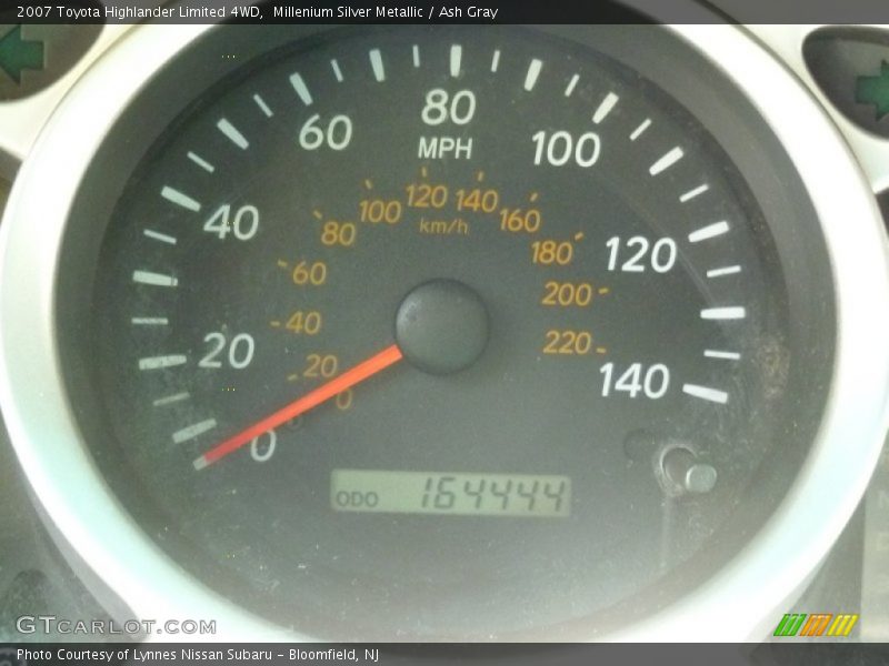 Millenium Silver Metallic / Ash Gray 2007 Toyota Highlander Limited 4WD