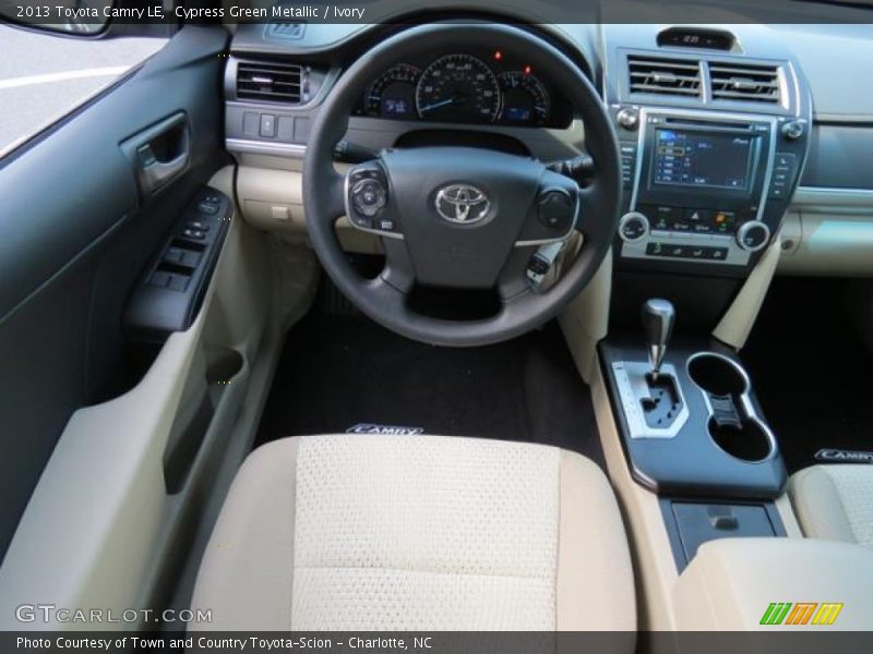 Cypress Green Metallic / Ivory 2013 Toyota Camry LE