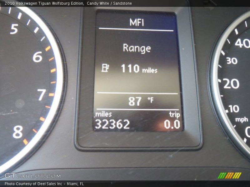 Candy White / Sandstone 2010 Volkswagen Tiguan Wolfsburg Edition