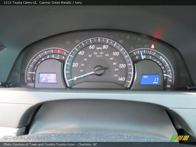 Cypress Green Metallic / Ivory 2013 Toyota Camry LE