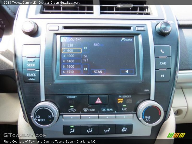 Cypress Green Metallic / Ivory 2013 Toyota Camry LE