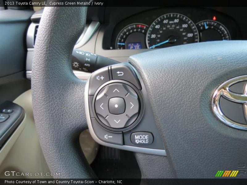 Controls of 2013 Camry LE