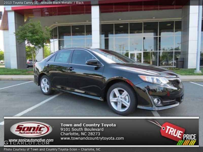 Attitude Black Metallic / Black 2013 Toyota Camry SE