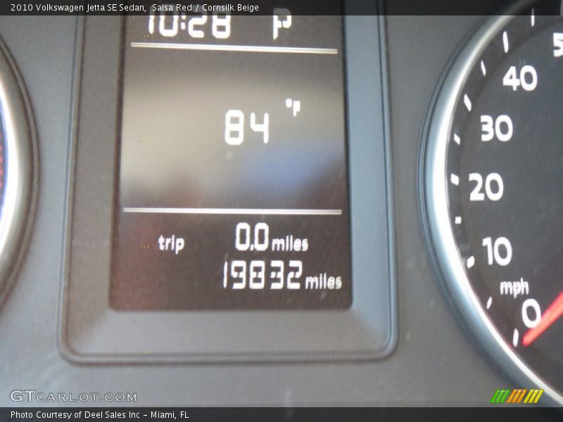 Salsa Red / Cornsilk Beige 2010 Volkswagen Jetta SE Sedan