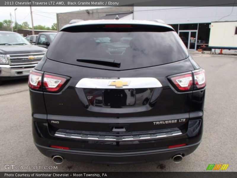 Black Granite Metallic / Ebony 2013 Chevrolet Traverse LTZ AWD
