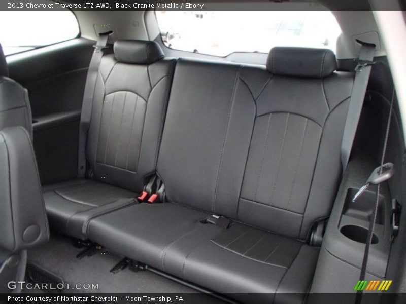 Black Granite Metallic / Ebony 2013 Chevrolet Traverse LTZ AWD