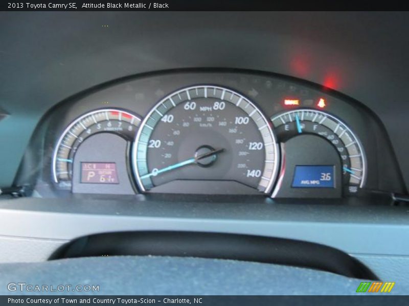 Attitude Black Metallic / Black 2013 Toyota Camry SE