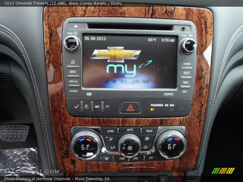 Black Granite Metallic / Ebony 2013 Chevrolet Traverse LTZ AWD