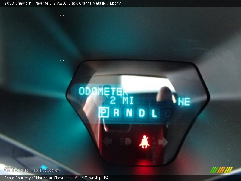 Black Granite Metallic / Ebony 2013 Chevrolet Traverse LTZ AWD