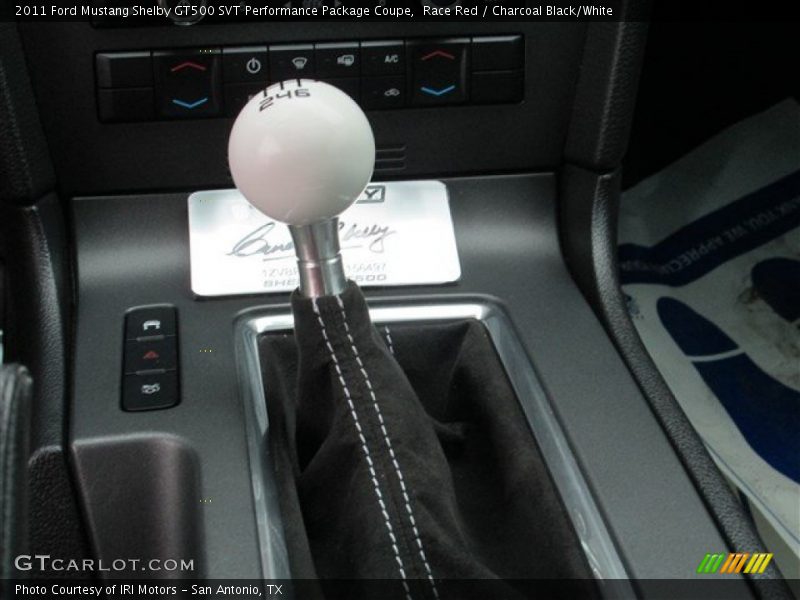  2011 Mustang Shelby GT500 SVT Performance Package Coupe 6 Speed Manual Shifter