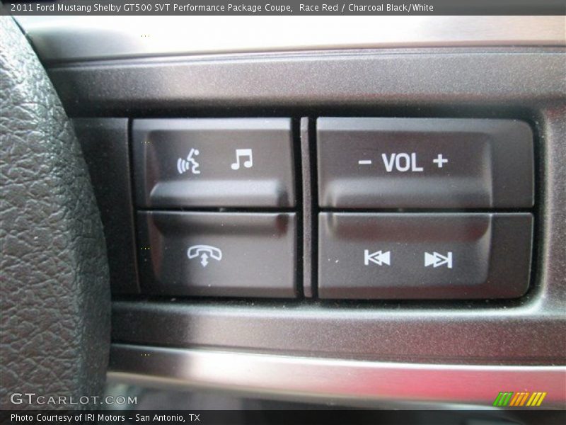 Controls of 2011 Mustang Shelby GT500 SVT Performance Package Coupe