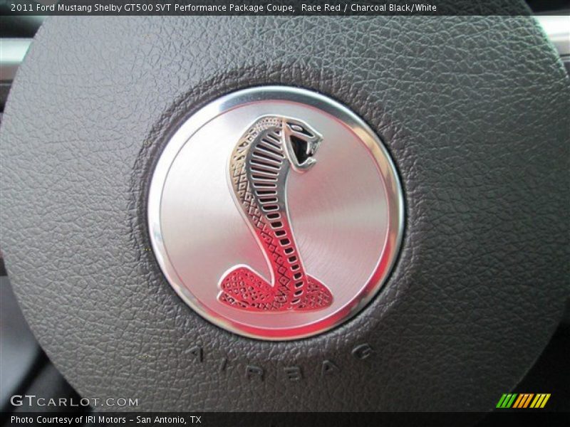Race Red / Charcoal Black/White 2011 Ford Mustang Shelby GT500 SVT Performance Package Coupe