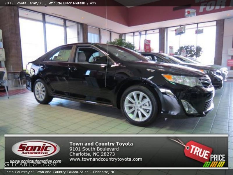 Attitude Black Metallic / Ash 2013 Toyota Camry XLE
