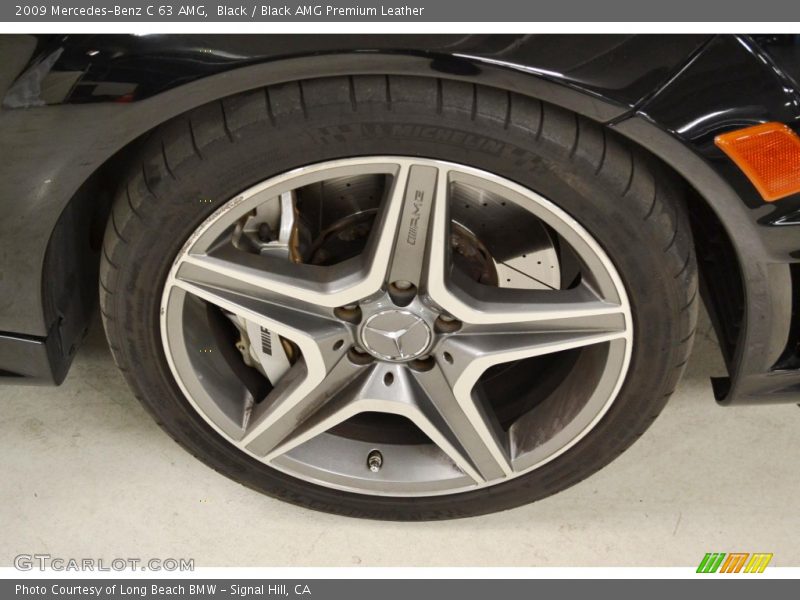 Black / Black AMG Premium Leather 2009 Mercedes-Benz C 63 AMG