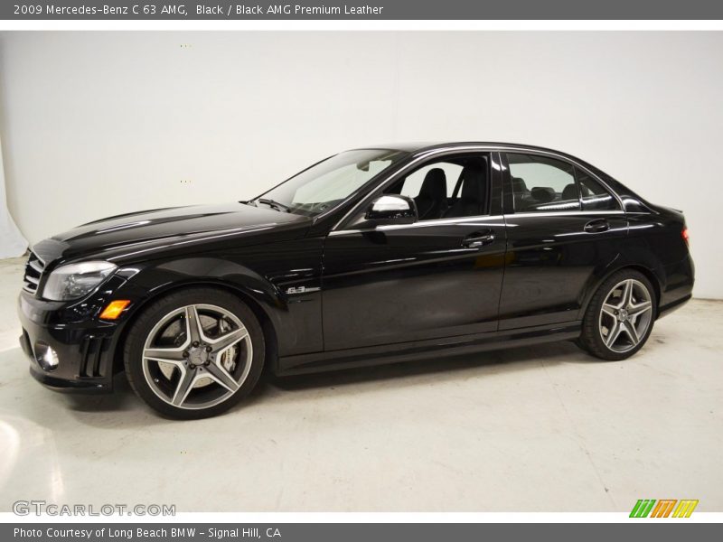 Black / Black AMG Premium Leather 2009 Mercedes-Benz C 63 AMG