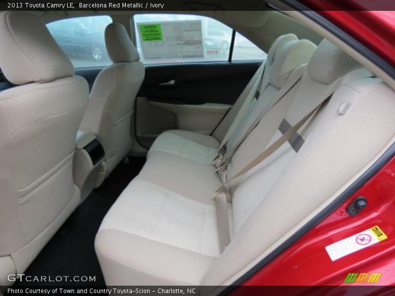 Barcelona Red Metallic / Ivory 2013 Toyota Camry LE