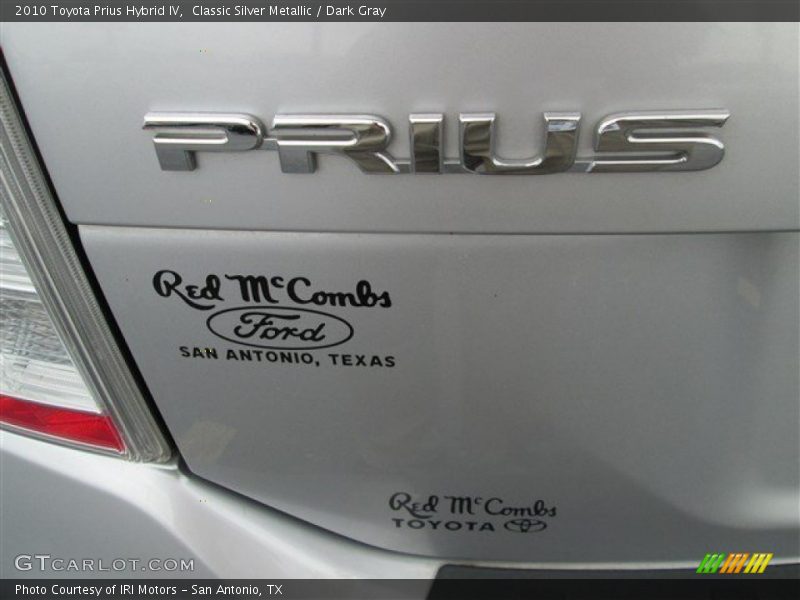 Classic Silver Metallic / Dark Gray 2010 Toyota Prius Hybrid IV