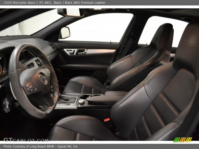 Black / Black AMG Premium Leather 2009 Mercedes-Benz C 63 AMG