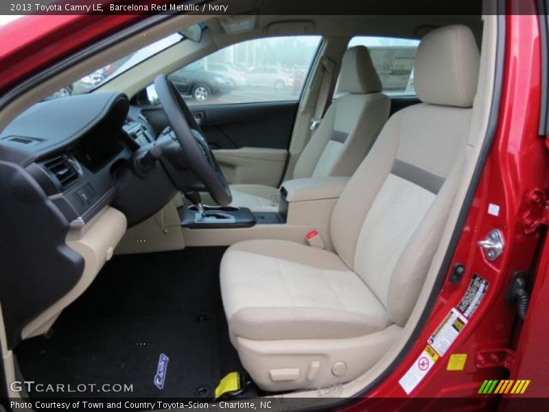 Barcelona Red Metallic / Ivory 2013 Toyota Camry LE