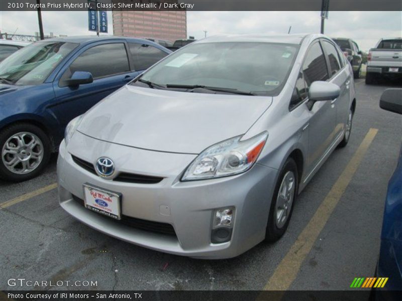 Classic Silver Metallic / Dark Gray 2010 Toyota Prius Hybrid IV