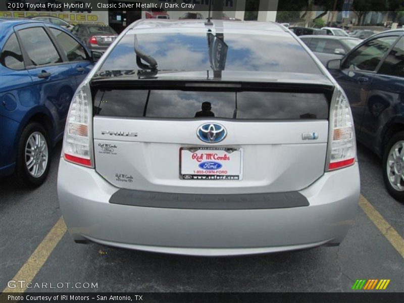 Classic Silver Metallic / Dark Gray 2010 Toyota Prius Hybrid IV