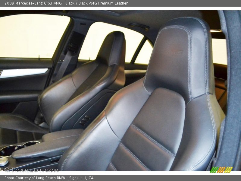 Black / Black AMG Premium Leather 2009 Mercedes-Benz C 63 AMG