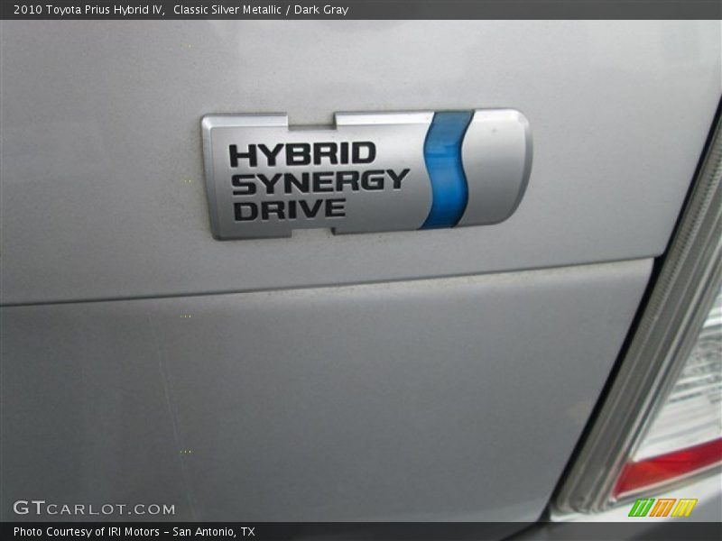 Classic Silver Metallic / Dark Gray 2010 Toyota Prius Hybrid IV