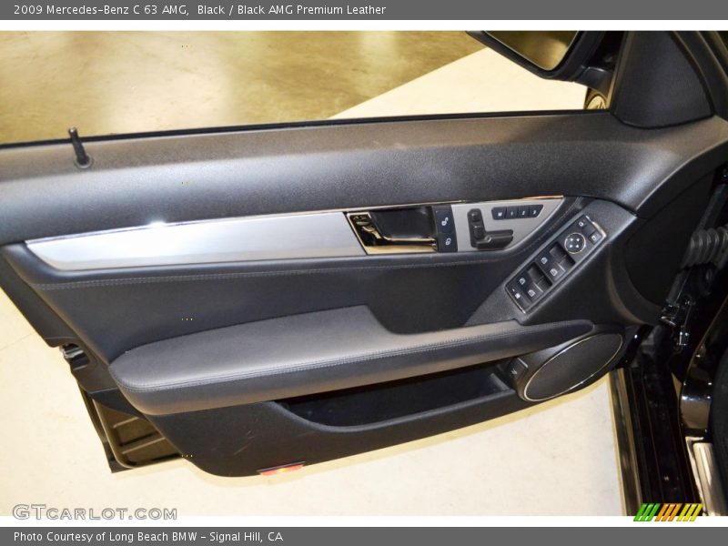 Black / Black AMG Premium Leather 2009 Mercedes-Benz C 63 AMG