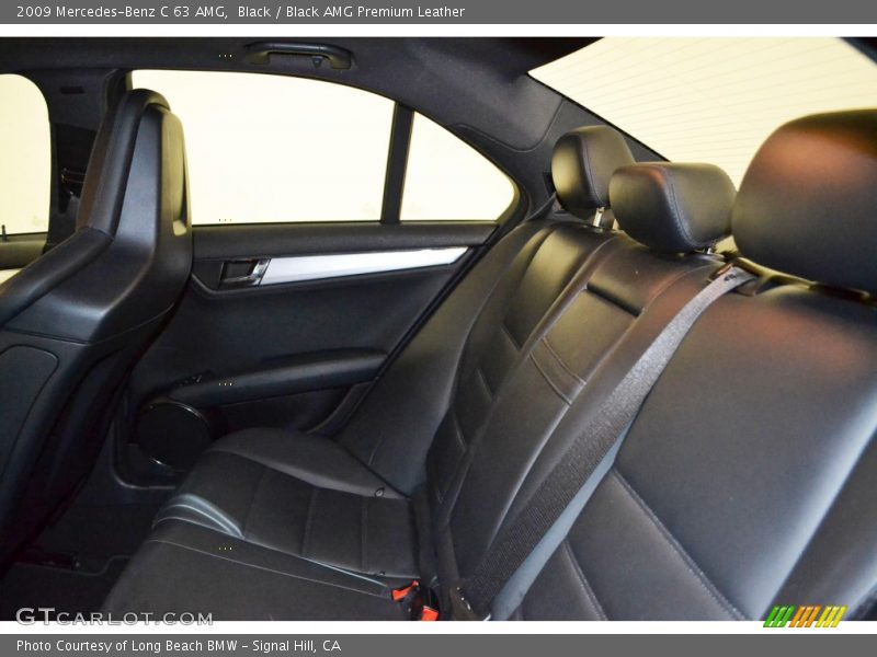 Black / Black AMG Premium Leather 2009 Mercedes-Benz C 63 AMG