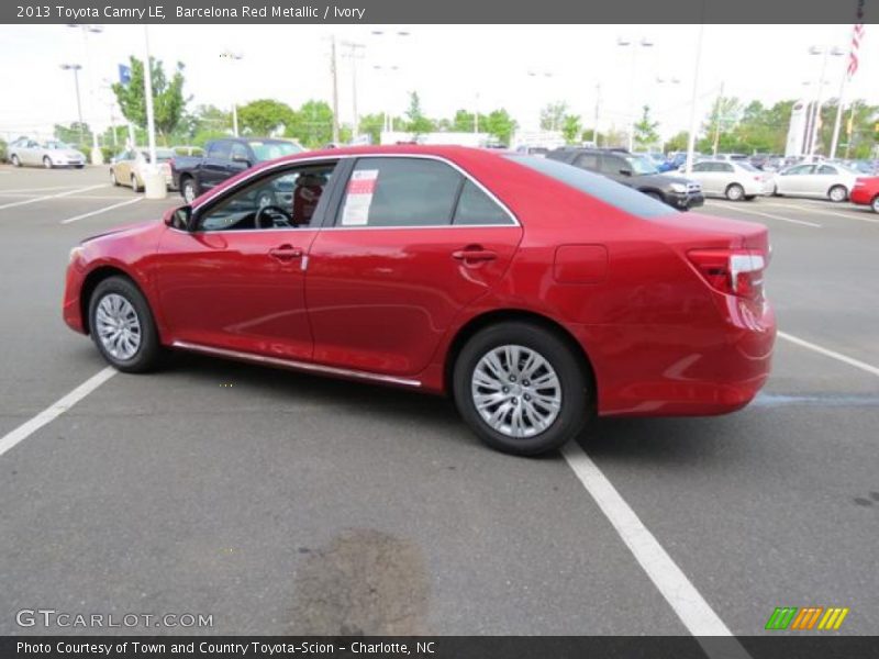 Barcelona Red Metallic / Ivory 2013 Toyota Camry LE