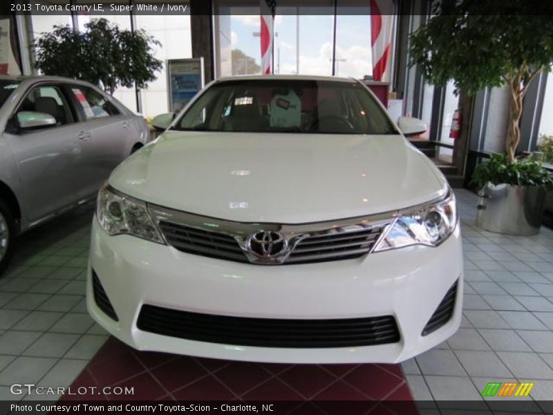 Super White / Ivory 2013 Toyota Camry LE