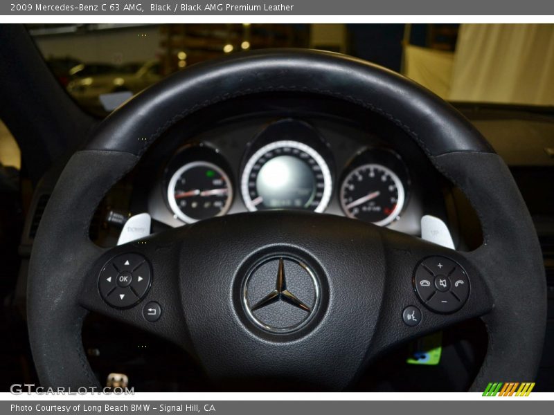 Black / Black AMG Premium Leather 2009 Mercedes-Benz C 63 AMG